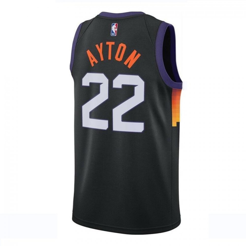 Men's Phoenix Suns DeAndre Ayton #22 Black 2021 Swingman Jersey - City Edition-Pro Kit Vault | Brand New 26/27 Sports Jerseys